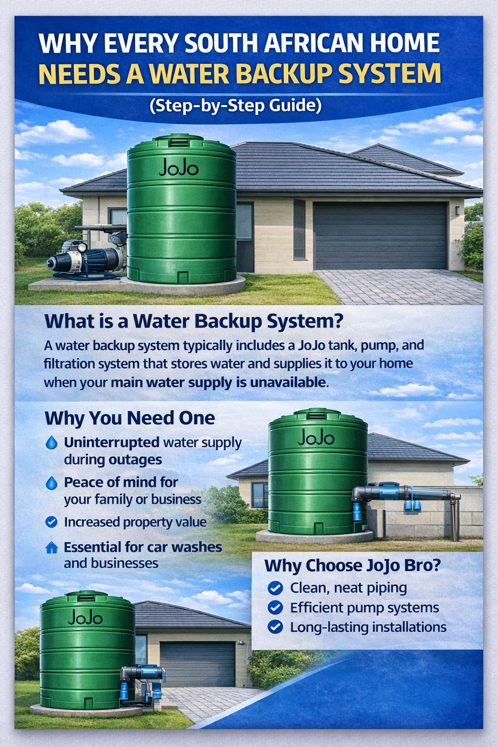 Why Every South African Home Needs a Water Backup System